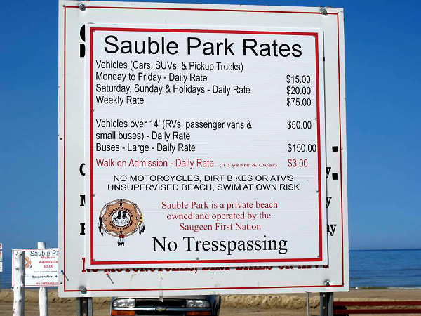 SaubleReserveBeachRates