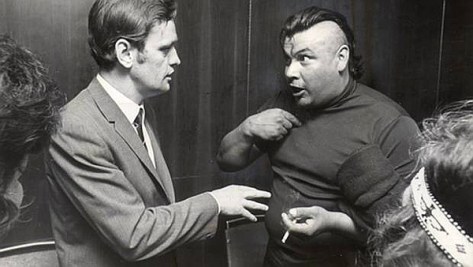 Trudeau's Indian Affairs Minister, Jean Chretien (PHOTO: Franz Maier)