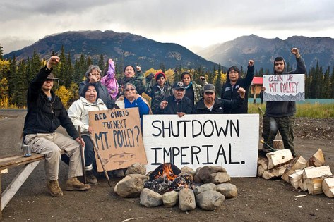 Tahltan blockading yet another mining company, October, 2014