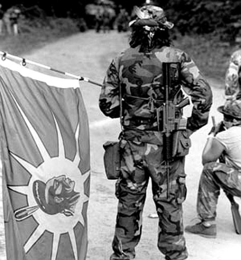 oka-warrior-with-flag-1990