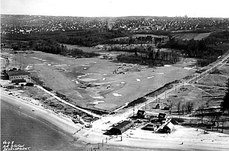 RCAF Air Station, Jericho Beach, circa 1937. Image - Vancouver Archives
