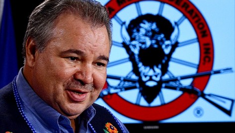 David Chartrand, President of the ‘Manitoba Metis Federation’ (Sean Kilpatrick-Canadian Press)