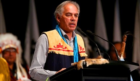 Chief Ghislain Picard of the Assembly of ‘First Nations’ of Quebec and Labrador (Photo by Canadian Press)