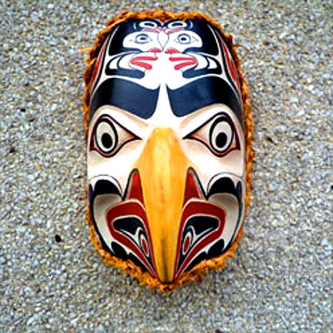 Coast Salish Eagle Clan Mask, Janice Morin
