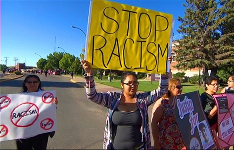 Colten Boushie Court rally (CBC)