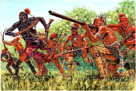 Seneca Warriors, late 1700s