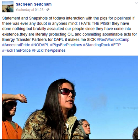 Canadian aboriginal 'Warrior' Journalist