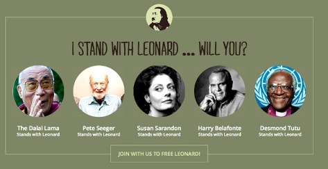 freeleonardpeltiercelebrities