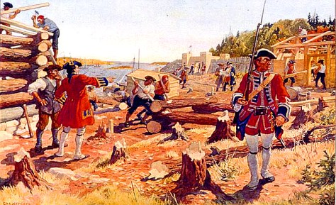 The Founding of Halifax, 1749, by Charles W. Jefferys
